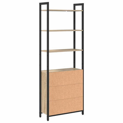 Boekenkast Sonoma Eiken 60 x 24 x 161 cm Bewerkt hout