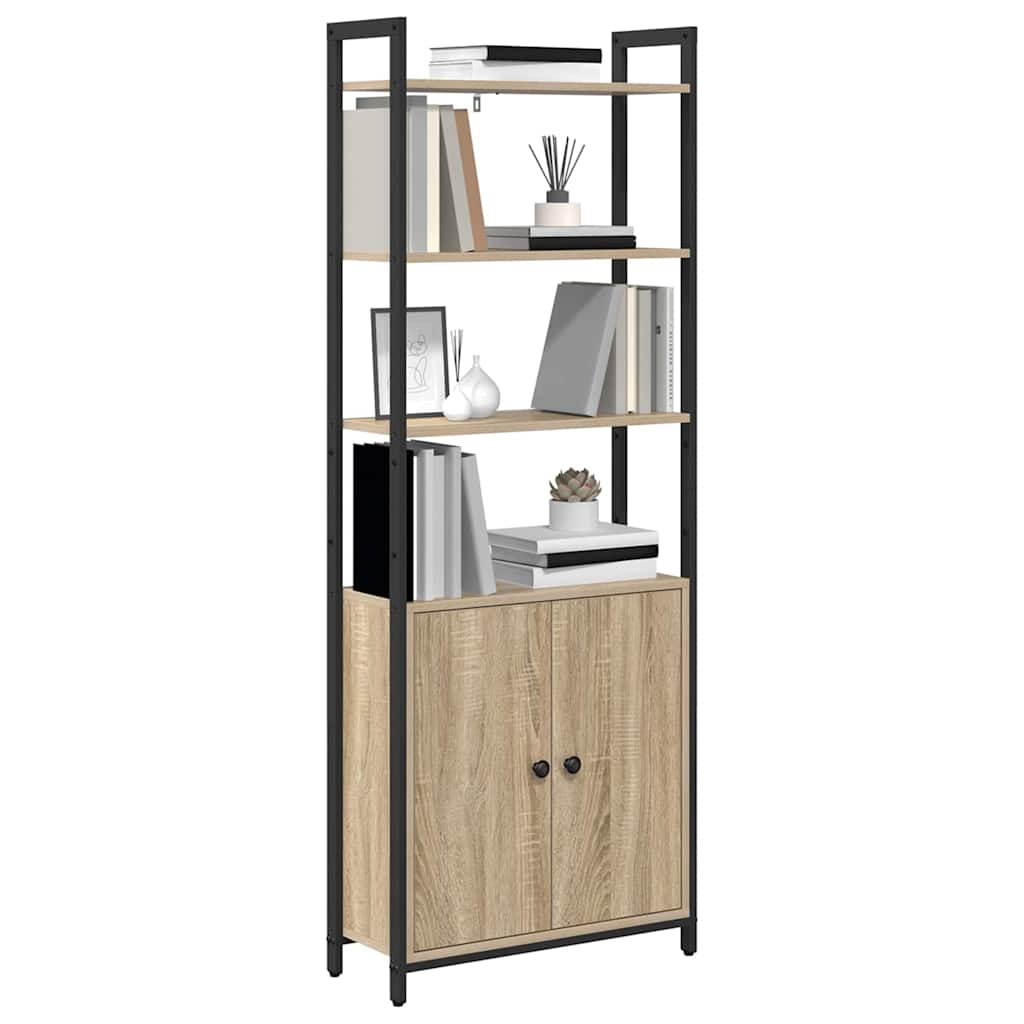 Boekenkast Sonoma Eiken 60 x 24 x 161 cm Bewerkt hout