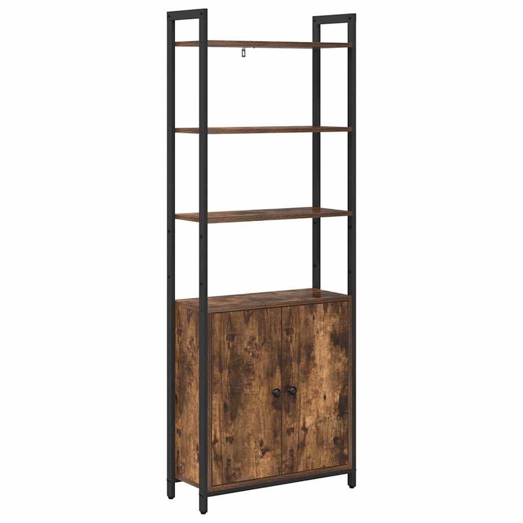 Boekenkast Gerookt eiken 60 x 24 x 161 cm Bewerkt hout
