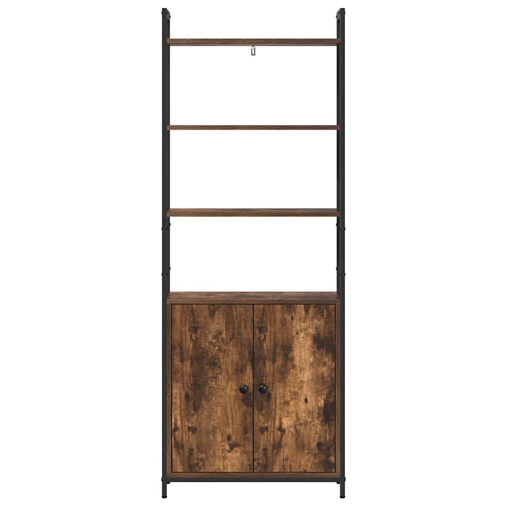 Boekenkast Gerookt eiken 60 x 24 x 161 cm Bewerkt hout