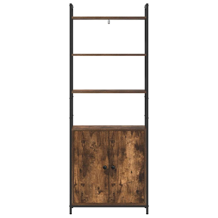 Boekenkast Gerookt eiken 60 x 24 x 161 cm Bewerkt hout