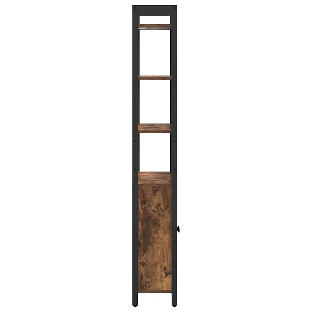 Boekenkast Gerookt eiken 60 x 24 x 161 cm Bewerkt hout