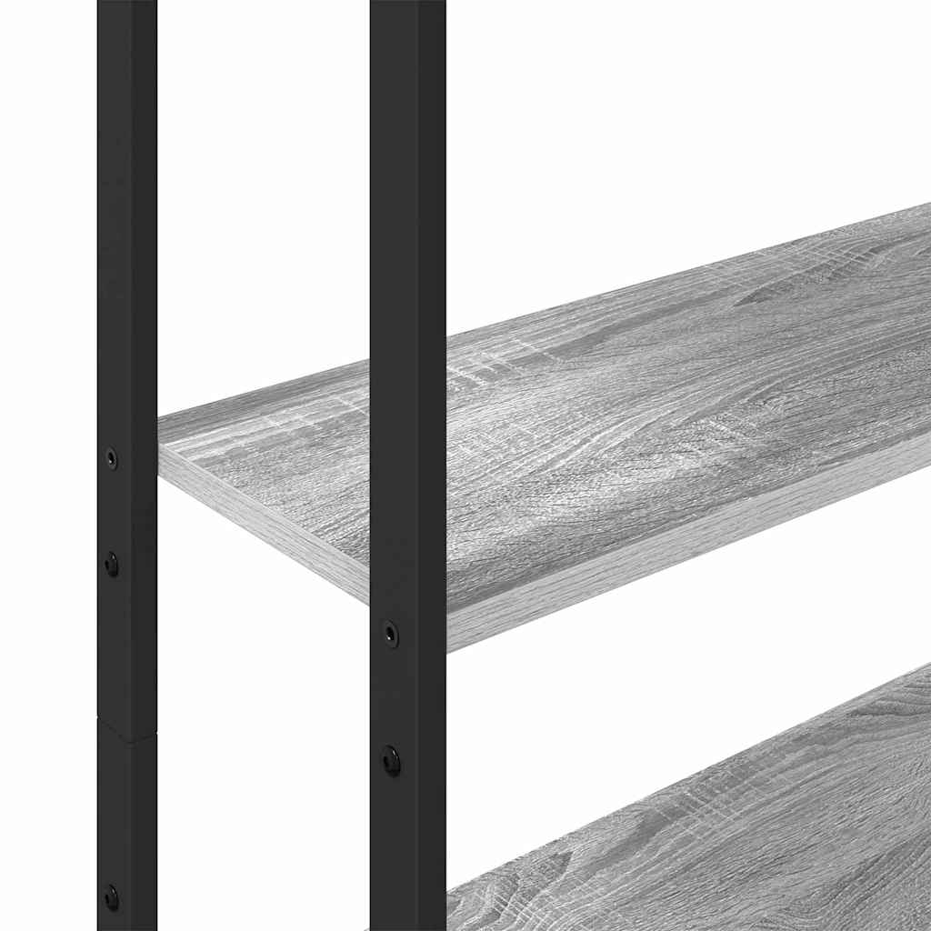 Boekenkast Grijs Sonoma 60 x 24 x 161 cm Bewerkt hout