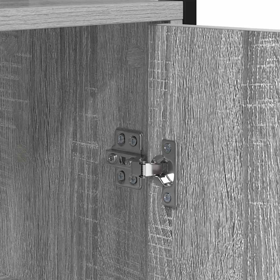 Boekenkast Grijs Sonoma 60 x 24 x 161 cm Bewerkt hout