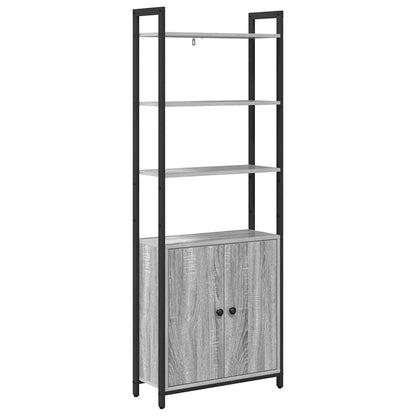 Boekenkast Grijs Sonoma 60 x 24 x 161 cm Bewerkt hout