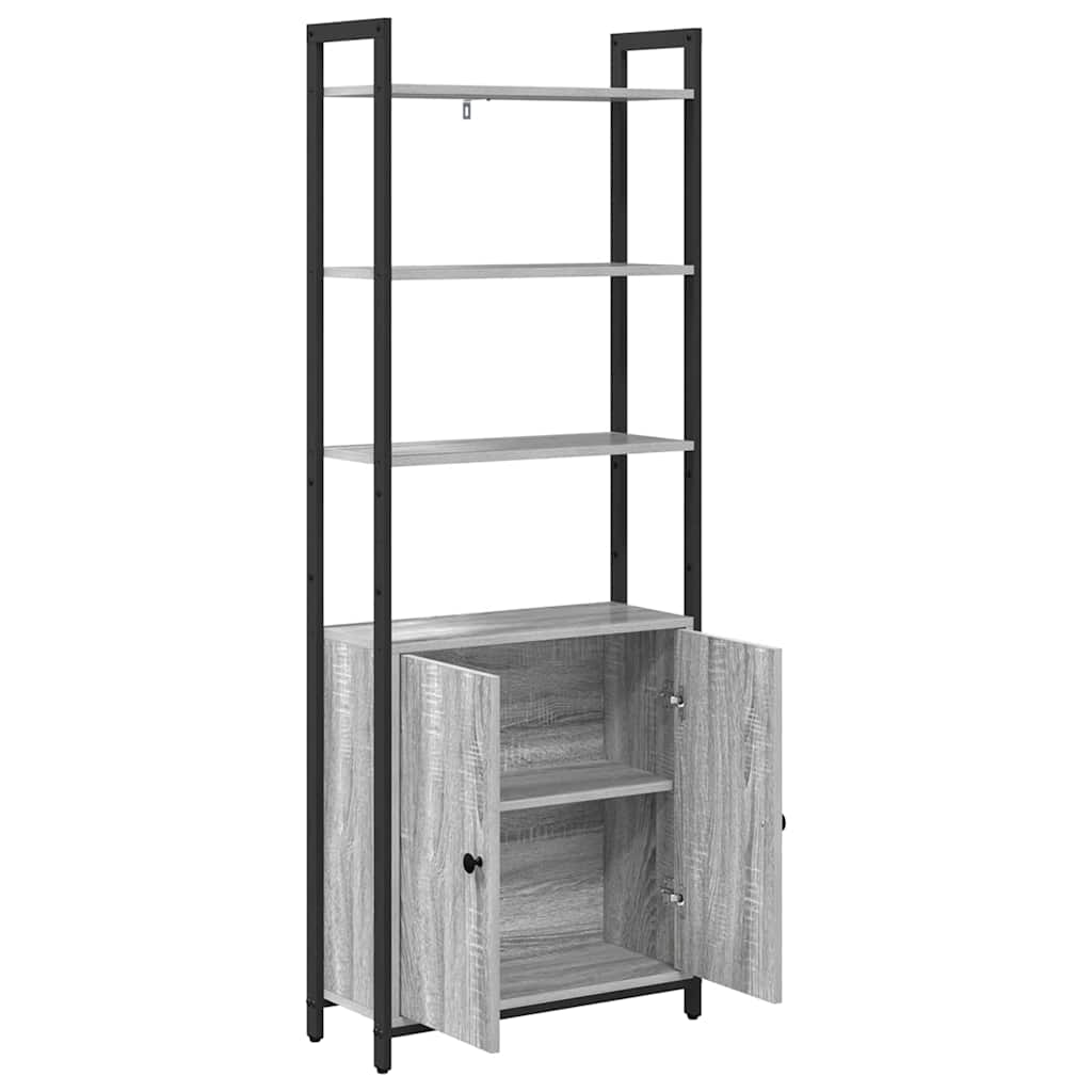 Boekenkast Grijs Sonoma 60 x 24 x 161 cm Bewerkt hout