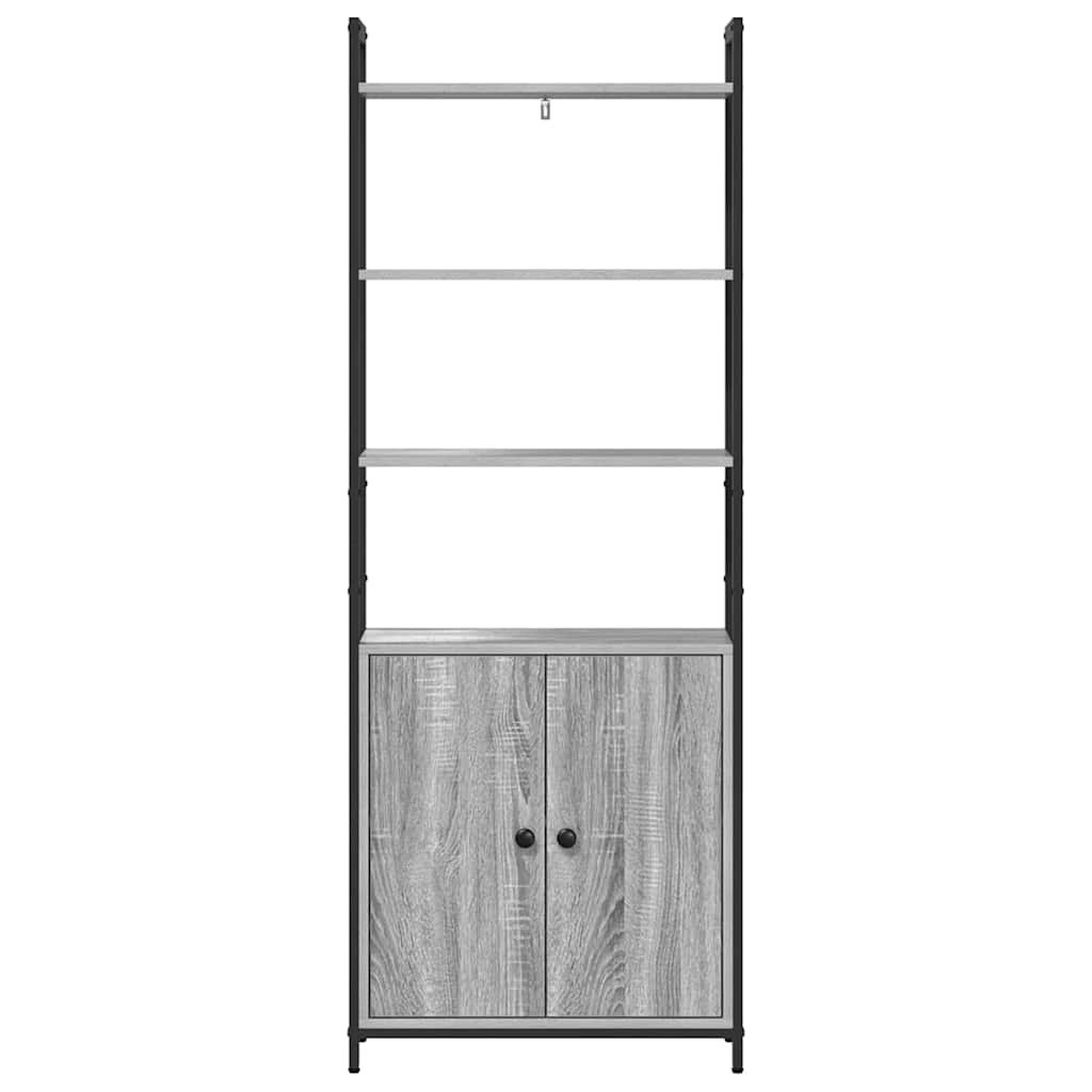 Boekenkast Grijs Sonoma 60 x 24 x 161 cm Bewerkt hout