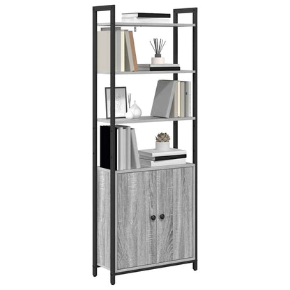 Boekenkast Grijs Sonoma 60 x 24 x 161 cm Bewerkt hout
