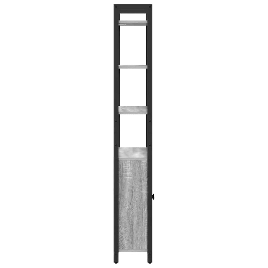 Boekenkast Grijs Sonoma 60 x 24 x 161 cm Bewerkt hout