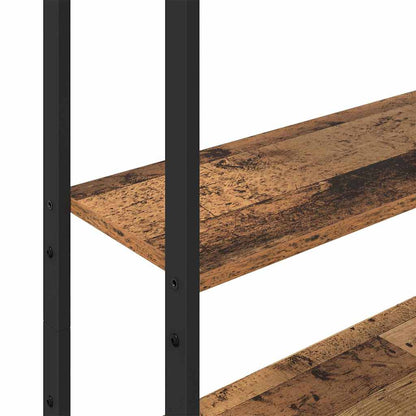 Boekenkast Oud Hout 60 x 24 x 161 cm Bewerkt hout