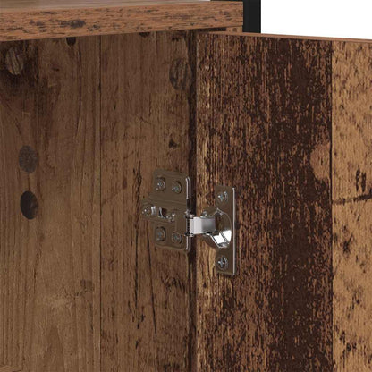 Boekenkast Oud Hout 60 x 24 x 161 cm Bewerkt hout