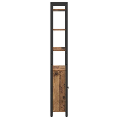 Boekenkast Oud Hout 60 x 24 x 161 cm Bewerkt hout