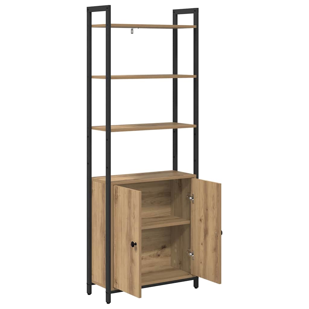 Boekenkast Artisan Eiken 60 x 24 x 161 cm Bewerkt hout