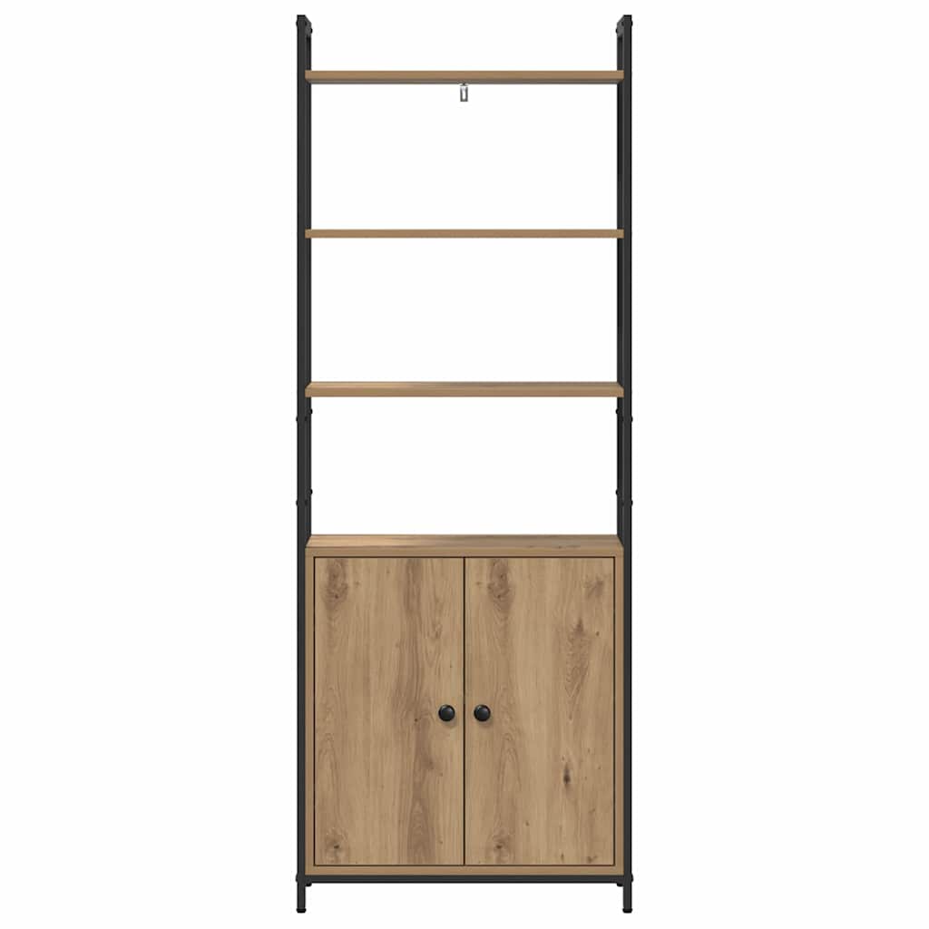 Boekenkast Artisan Eiken 60 x 24 x 161 cm Bewerkt hout