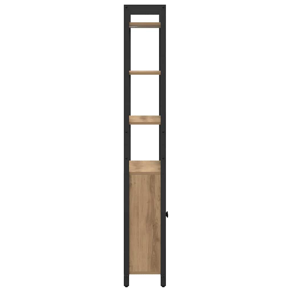 Boekenkast Artisan Eiken 60 x 24 x 161 cm Bewerkt hout