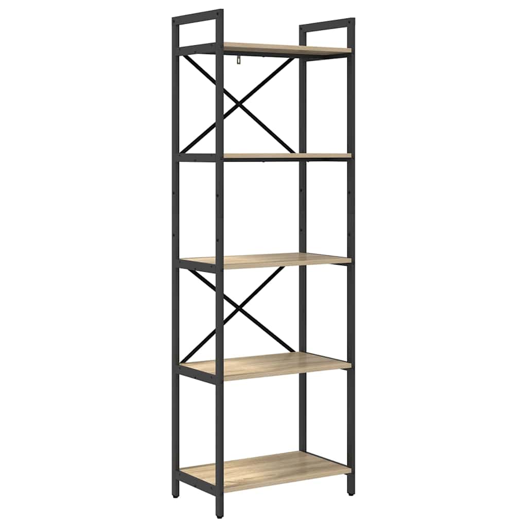 Boekenkast Sonoma Eiken 56 x 34 x 171 cm Bewerkt hout