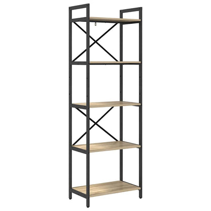 Boekenkast Sonoma Eiken 56 x 34 x 171 cm Bewerkt hout