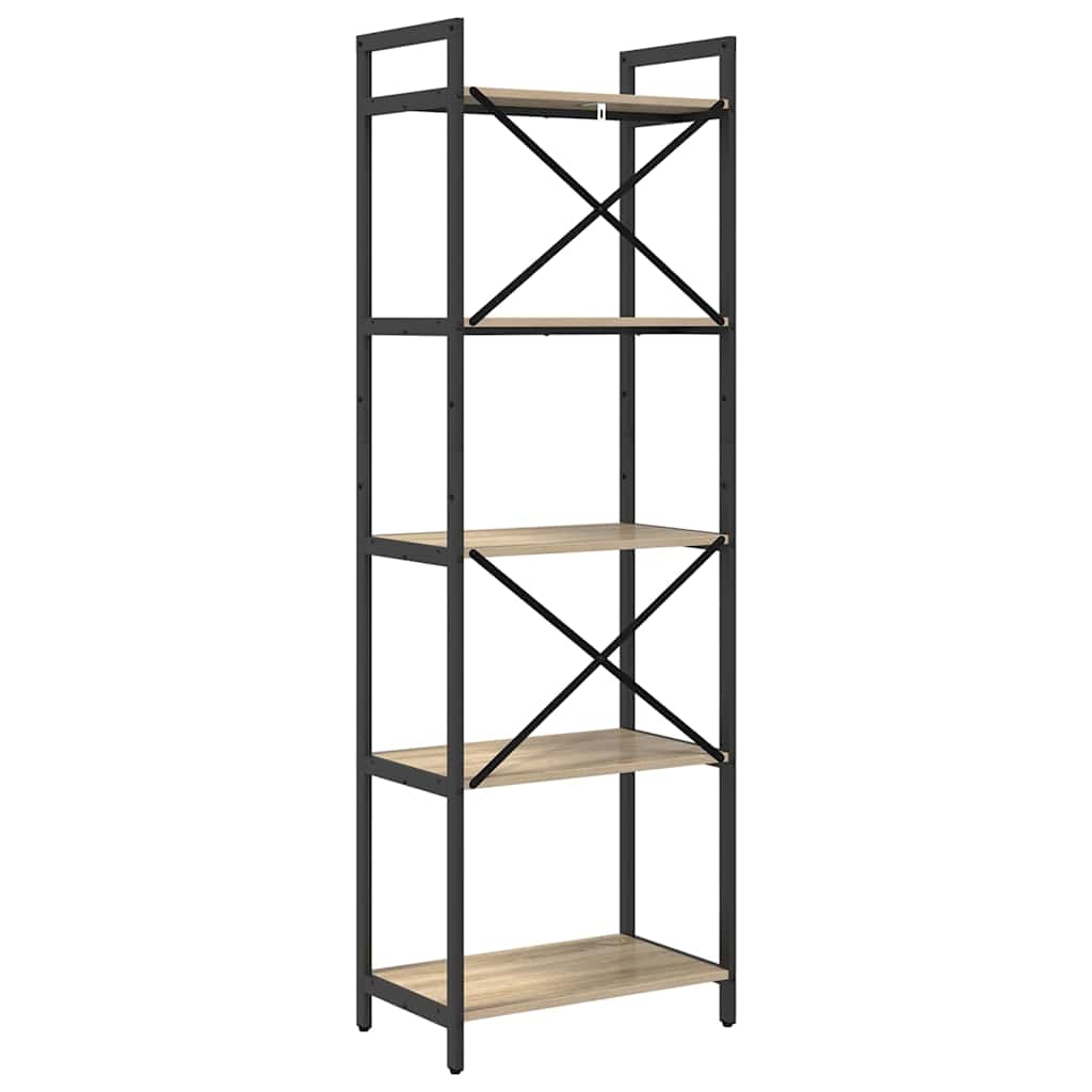 Boekenkast Sonoma Eiken 56 x 34 x 171 cm Bewerkt hout
