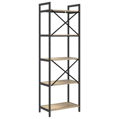 Boekenkast Sonoma Eiken 56 x 34 x 171 cm Bewerkt hout