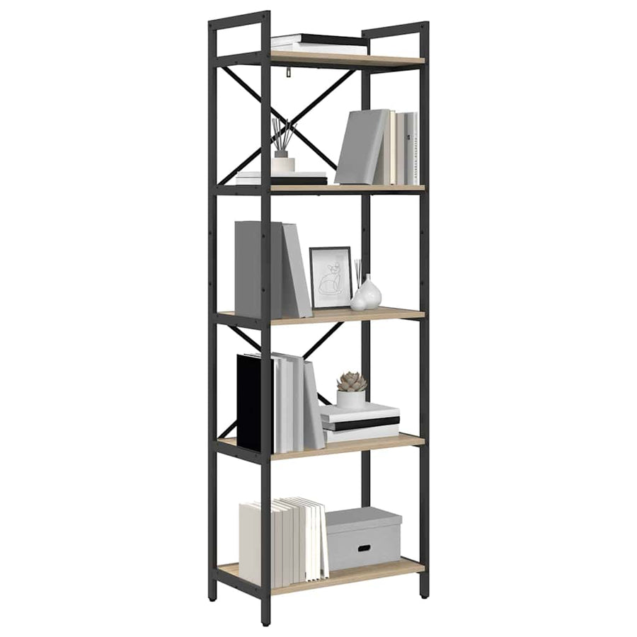 Boekenkast Sonoma Eiken 56 x 34 x 171 cm Bewerkt hout