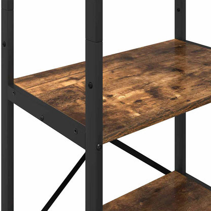 Boekenkast Gerookt eiken 56 x 34 x 171 cm Bewerkt hout