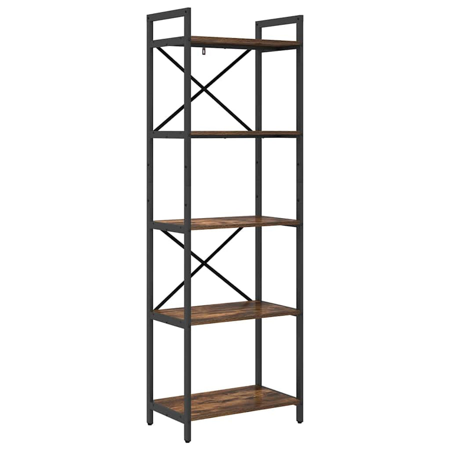 Boekenkast Gerookt eiken 56 x 34 x 171 cm Bewerkt hout