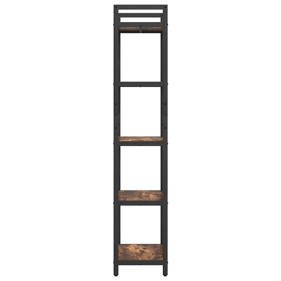 Boekenkast Gerookt eiken 56 x 34 x 171 cm Bewerkt hout