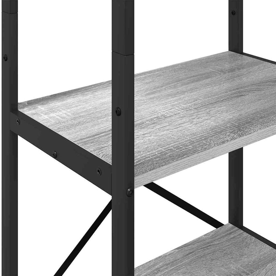 Boekenkast Grijs Sonoma 56 x 34 x 171 cm Bewerkt hout