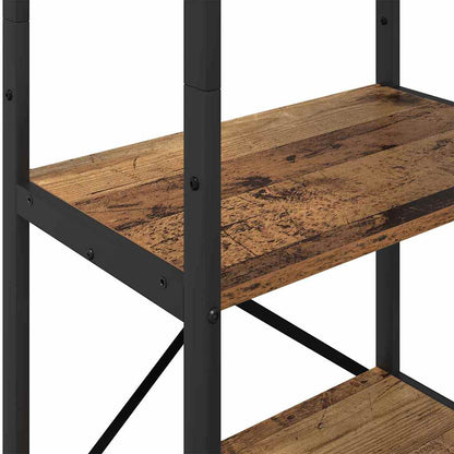 Boekenkast Oud Hout 56 x 34 x 171 cm Bewerkt hout