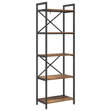 Boekenkast Oud Hout 56 x 34 x 171 cm Bewerkt hout