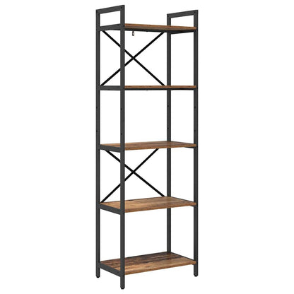 Boekenkast Oud Hout 56 x 34 x 171 cm Bewerkt hout