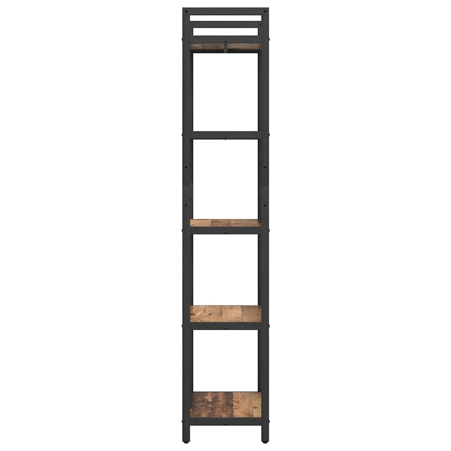 Boekenkast Oud Hout 56 x 34 x 171 cm Bewerkt hout