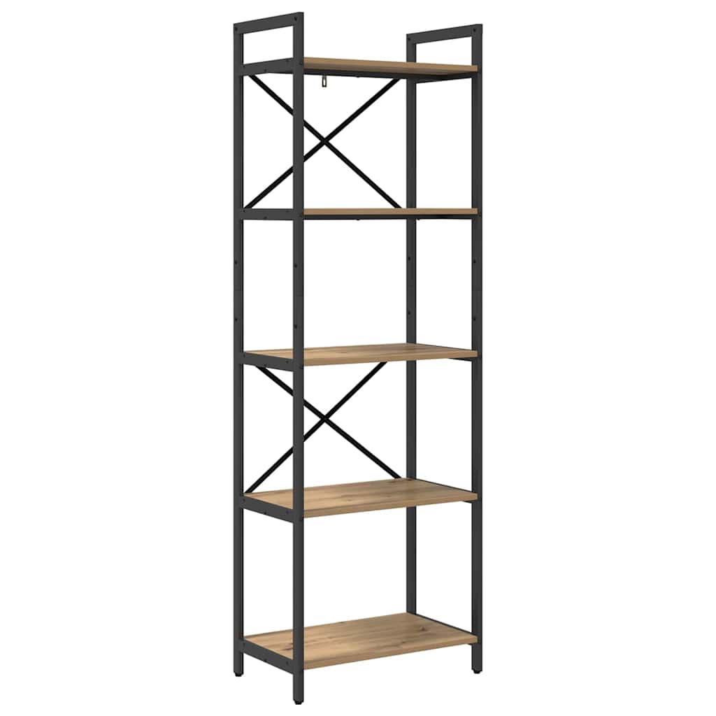 Boekenkast Artisan Eiken 56 x 34 x 171 cm Bewerkt hout