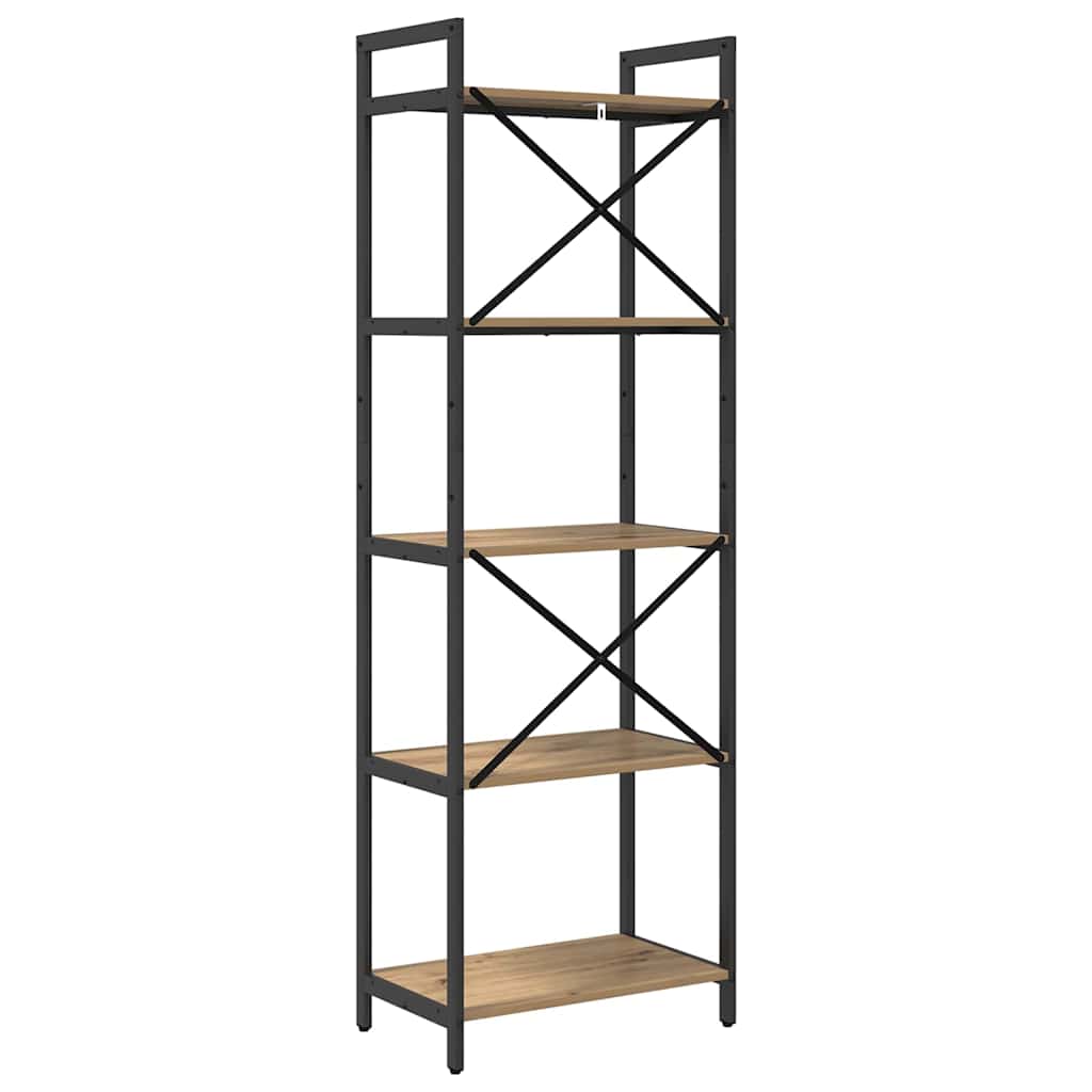Boekenkast Artisan Eiken 56 x 34 x 171 cm Bewerkt hout