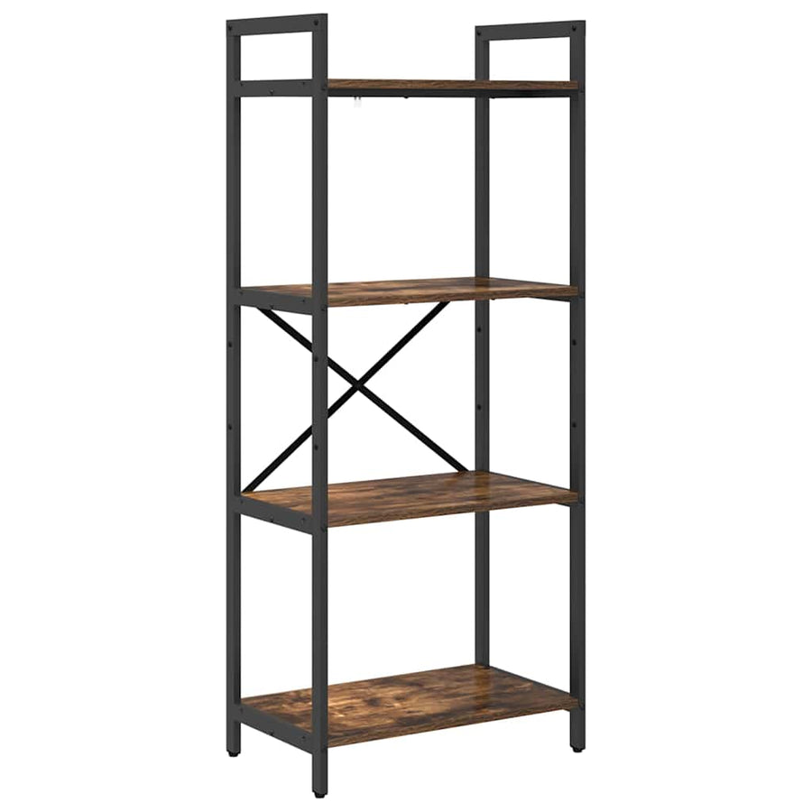 Boekenkast Gerookt eiken 56 x 34 x 133,5 cm Bewerkt hout
