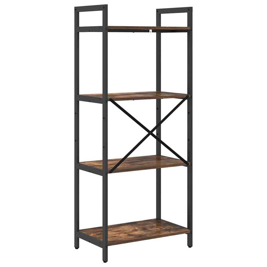 Boekenkast Gerookt eiken 56 x 34 x 133,5 cm Bewerkt hout