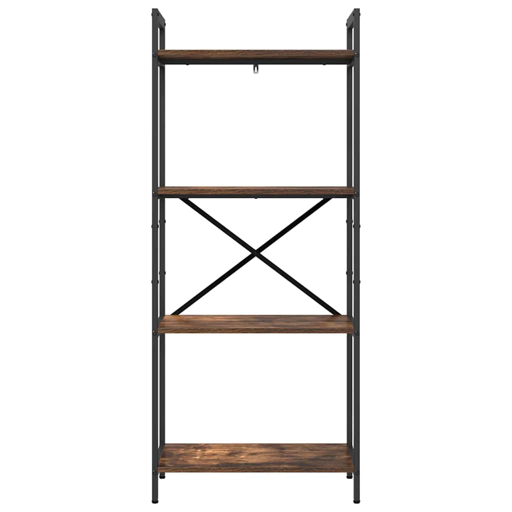 Boekenkast Gerookt eiken 56 x 34 x 133,5 cm Bewerkt hout