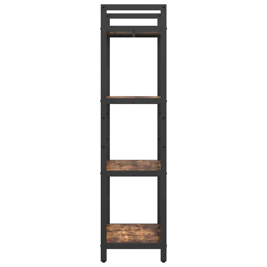 Boekenkast Gerookt eiken 56 x 34 x 133,5 cm Bewerkt hout