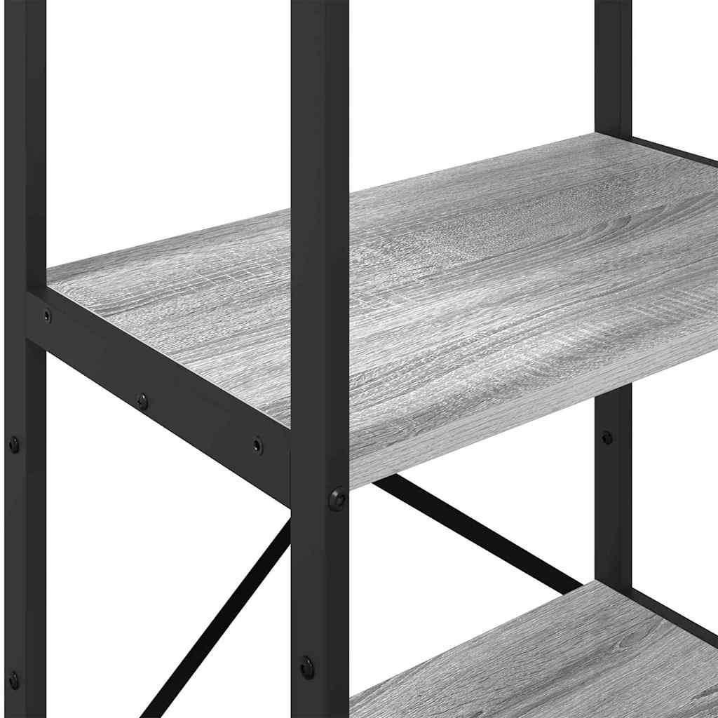 Boekenkast Grijs Sonoma 56 x 34 x 133,5 cm Bewerkt hout