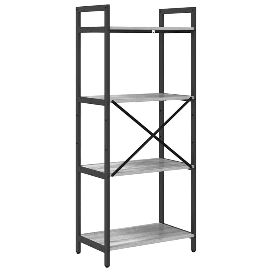Boekenkast Grijs Sonoma 56 x 34 x 133,5 cm Bewerkt hout