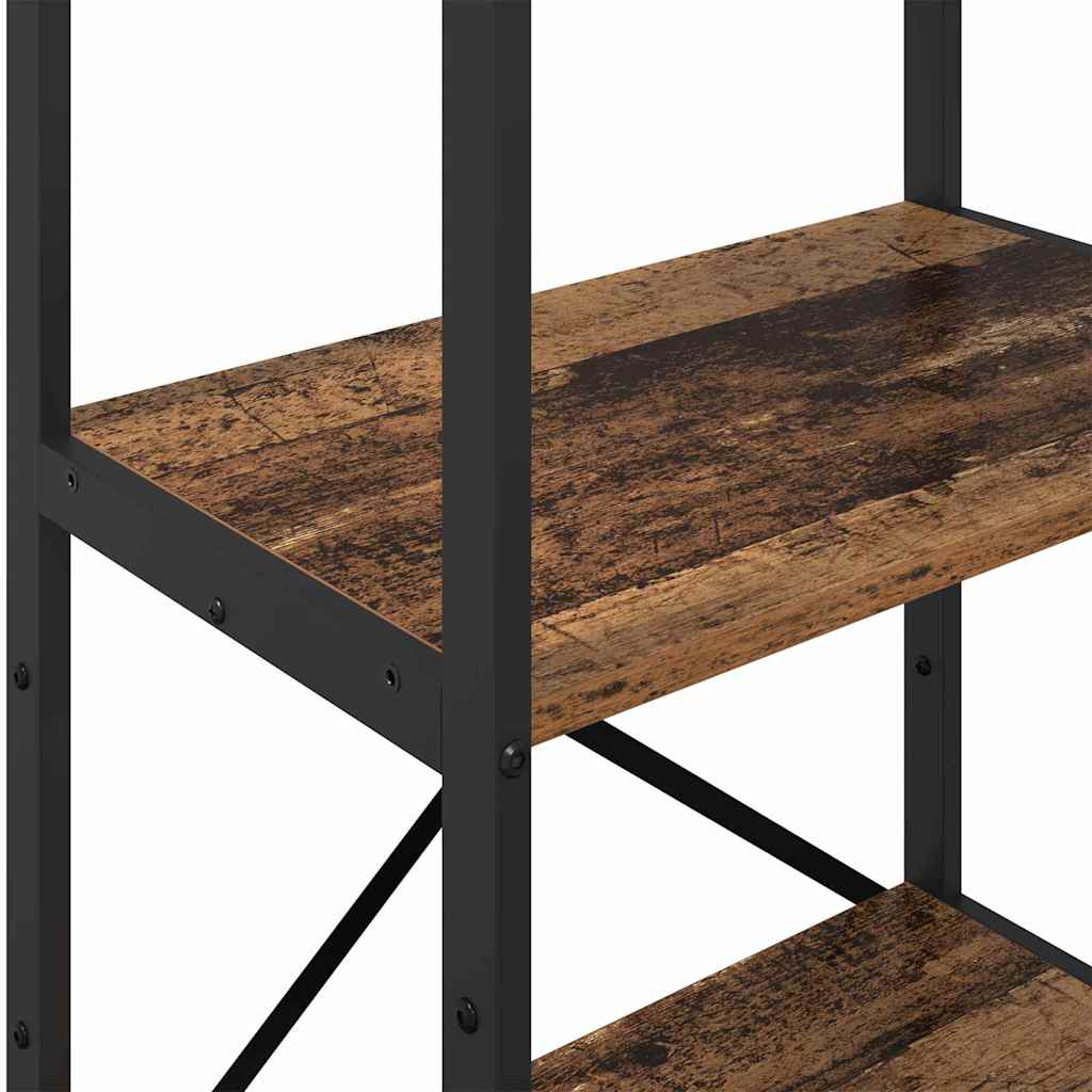 Boekenkast Oud Hout 56 x 34 x 133,5 cm Bewerkt hout