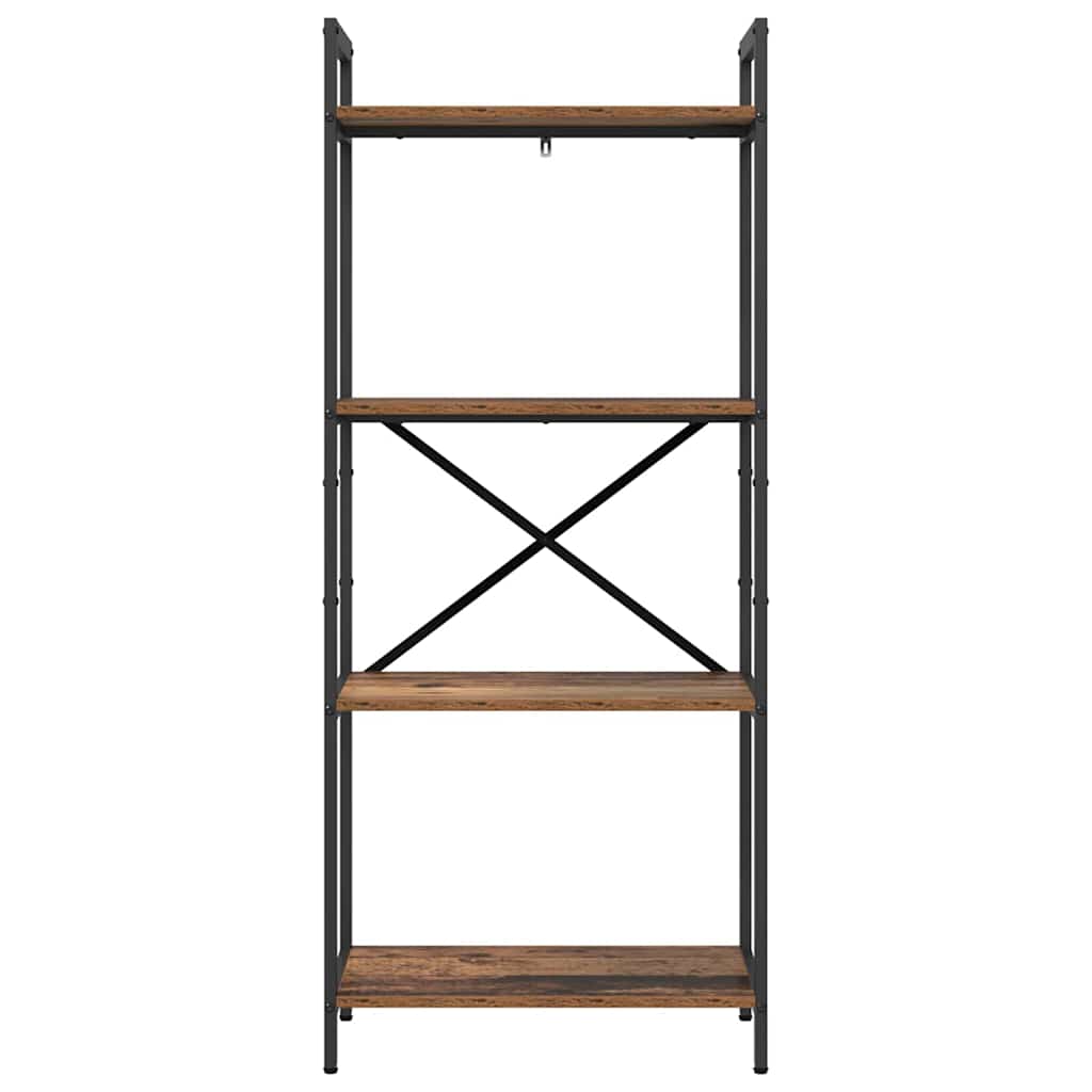 Boekenkast Oud Hout 56 x 34 x 133,5 cm Bewerkt hout