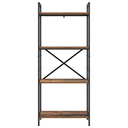 Boekenkast Oud Hout 56 x 34 x 133,5 cm Bewerkt hout