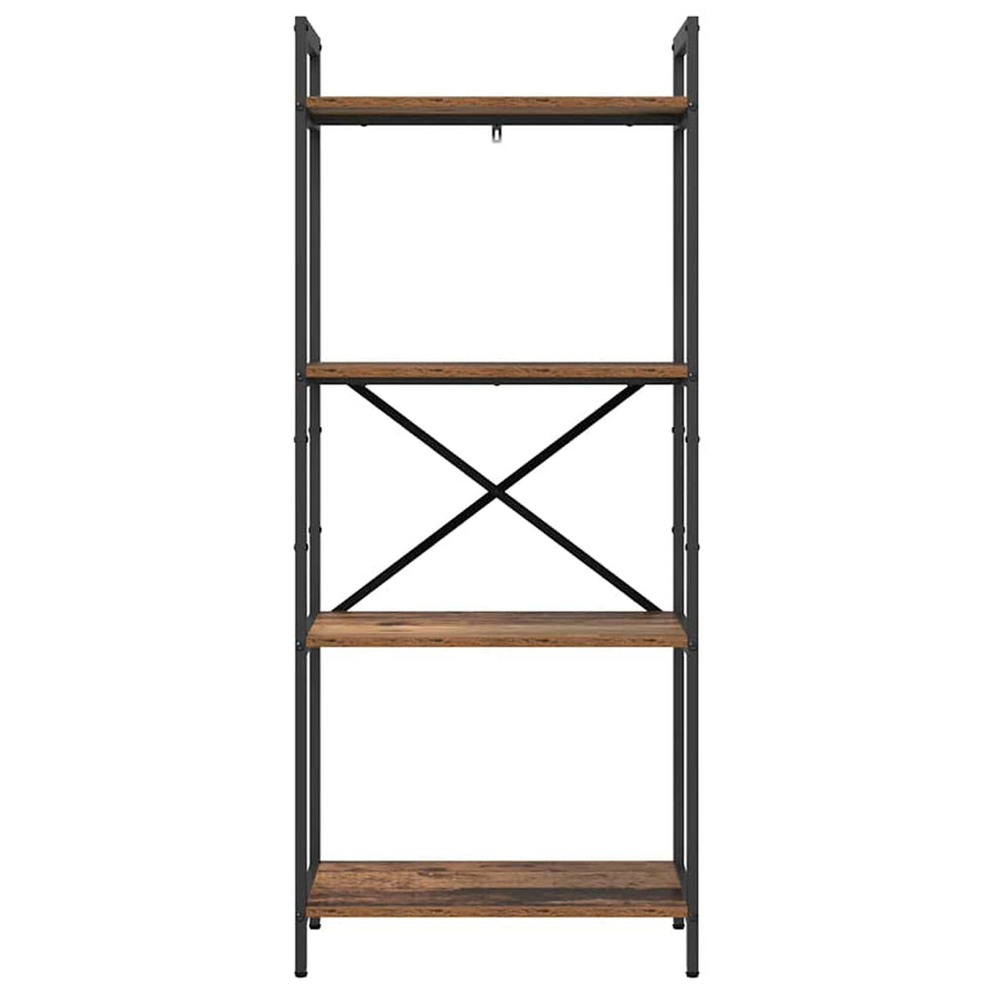 Boekenkast Oud Hout 56 x 34 x 133,5 cm Bewerkt hout