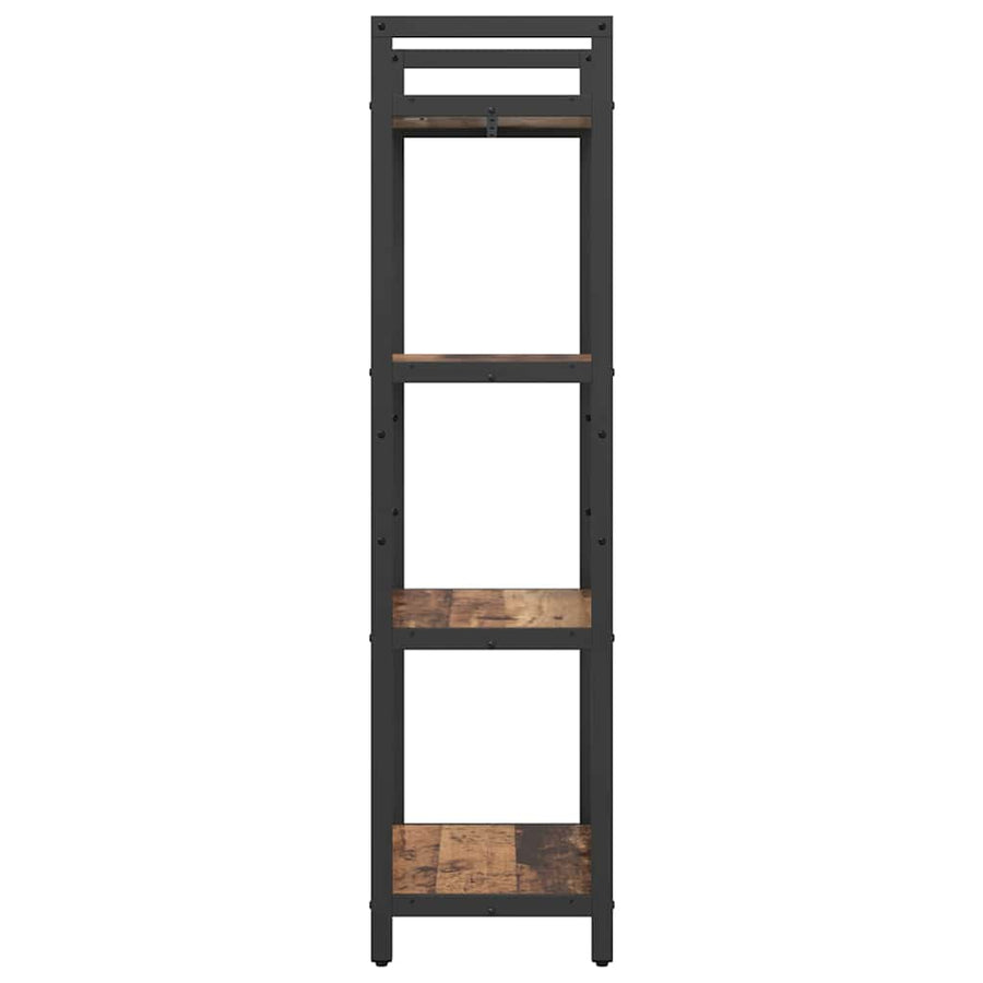 Boekenkast Oud Hout 56 x 34 x 133,5 cm Bewerkt hout