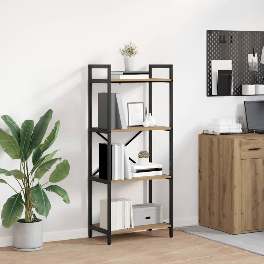 Boekenkast Artisan Eiken 56 x 34 x 133,5 cm Bewerkt hout