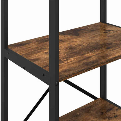 Boekenkast Gerookt eiken 56 x 34 x 96 cm Bewerkt hout