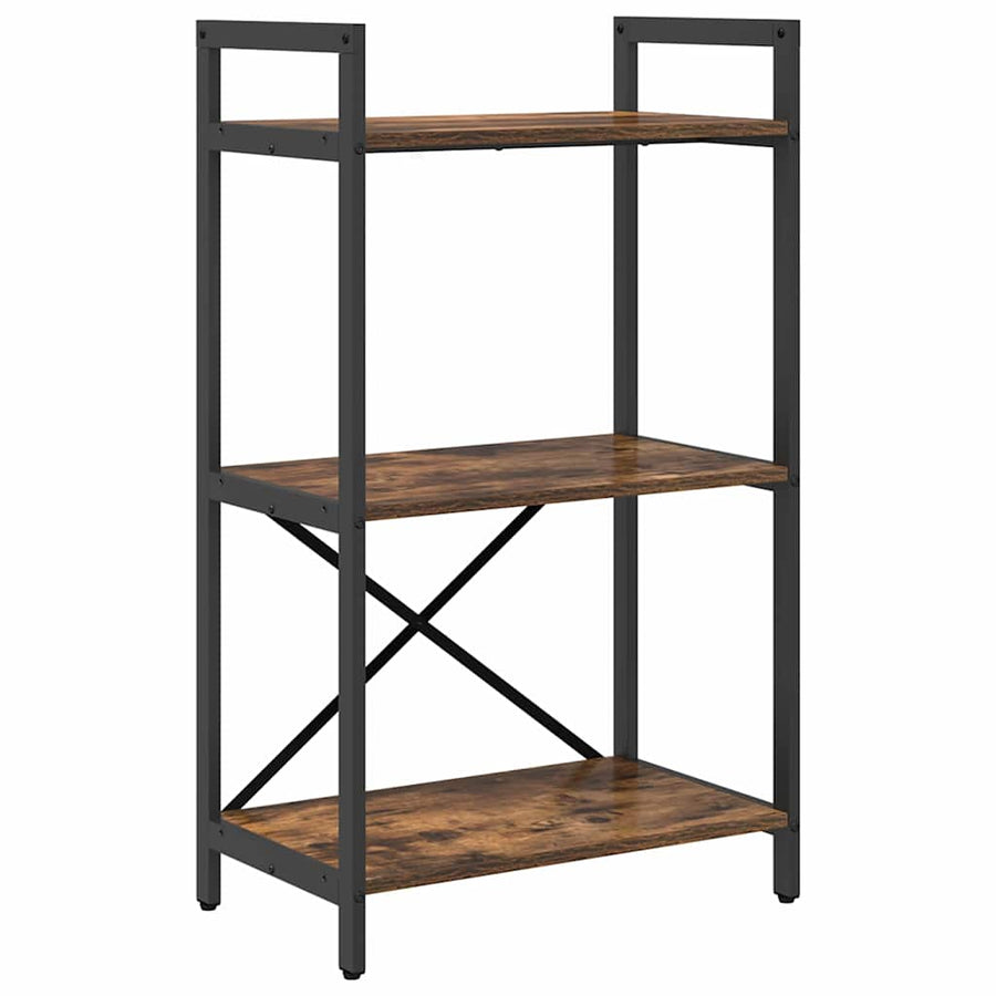 Boekenkast Gerookt eiken 56 x 34 x 96 cm Bewerkt hout