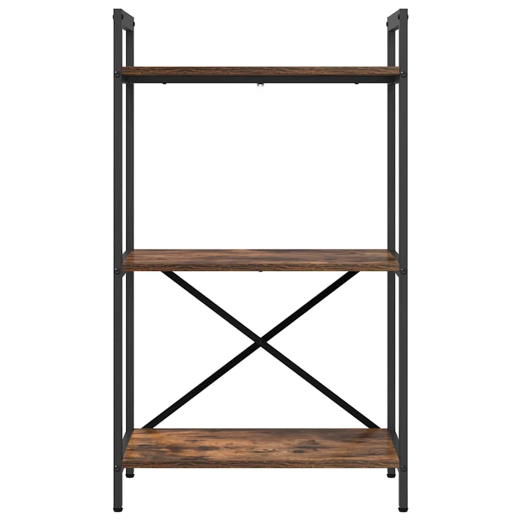 Boekenkast Gerookt eiken 56 x 34 x 96 cm Bewerkt hout