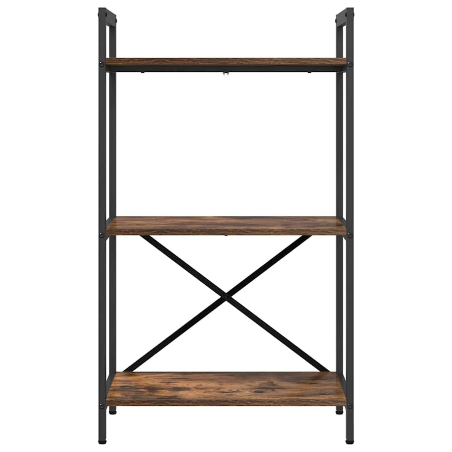 Boekenkast Gerookt eiken 56 x 34 x 96 cm Bewerkt hout